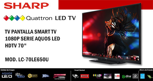 Sharp AQUOS, televisores pequeños con FullHD