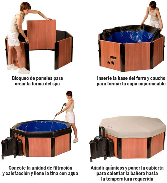 Infinite Spa Sistema bañera hidromasaje Xtra SPA 800 redondo