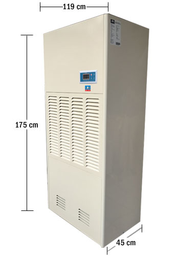 Deshumidificador industrial de refrigeración cap. 690 pintas