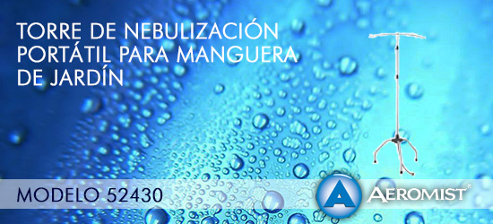 TORRE DE NEBULIZACIÓN PORTÁTIL PARA MANGUERA DE JARDÍN \\"ORIGINAL\...